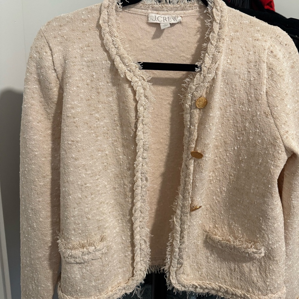 J.Crew Cream Jacket